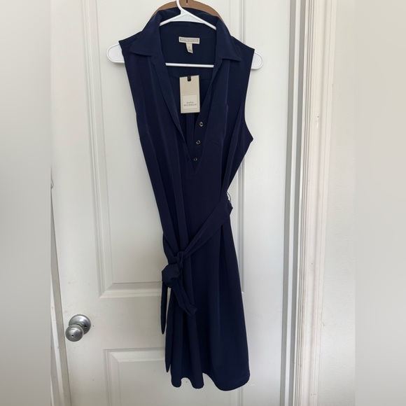 khols Dresses & Skirts - Chic Navy Sleeveless Midi Dress